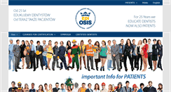 Desktop Screenshot of osis.org.pl