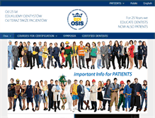 Tablet Screenshot of osis.org.pl